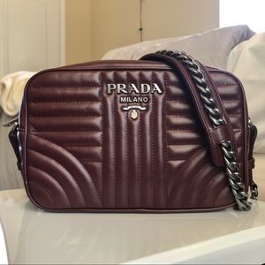 Prada Diagramme Camera Shoulder Bag
